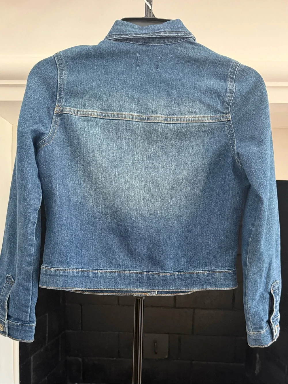 Amazing The Children's Place Girls' Medium Blue Denim Jacket- 10-12